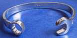 Childs Sterling Silver Spanner Bangle - Small