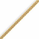 9ct Gold solid Close Flat Curb Chain 24inch