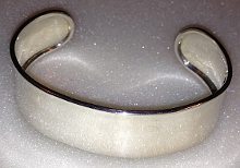 Sterling Silver Wide Cuff Bangle